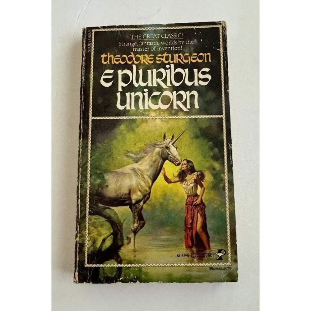 E Pluribus Unicorn by Theodore‎ Sturgeon - 1977 2nd pocket book printing